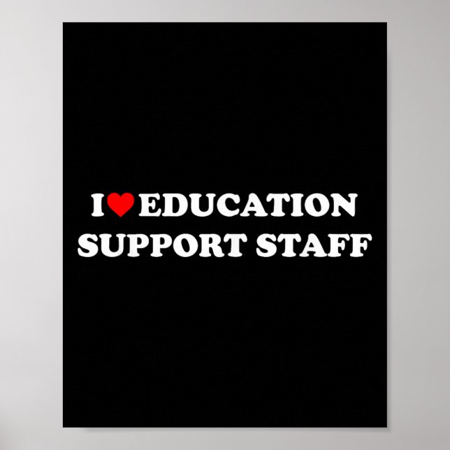 Respect, Gratitude, School, Education Suprt Staff  Poster (Front)