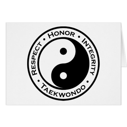 Respect Honor Integrity Taekwondo