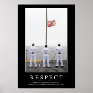 Respect: Inspirational Quote 1 Poster
