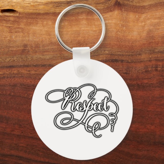 respect keychain (Front)
