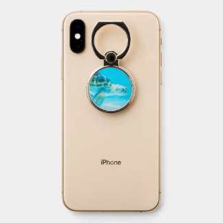 Respect Life, Keep the Ocean Clean Phone Ring Stand