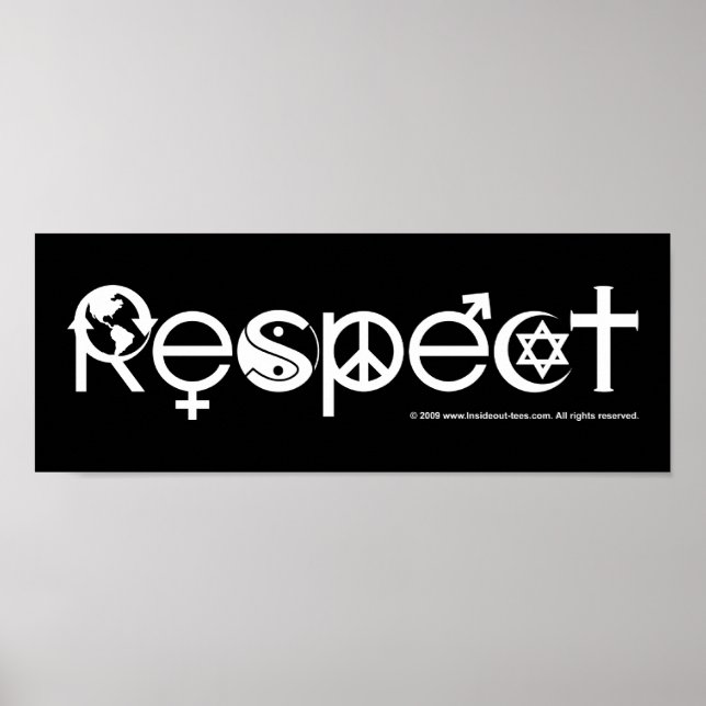 Respect Mother Earth - Recycle Save The Planet Poster (Front)