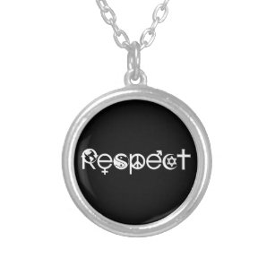 Respect Mother Earth - Recycle Save The Planet Silver Plated Necklace
