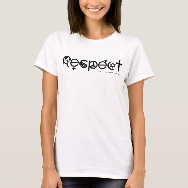 Respect Mother Earth - Recycle Save The Planet T-Shirt (Front)