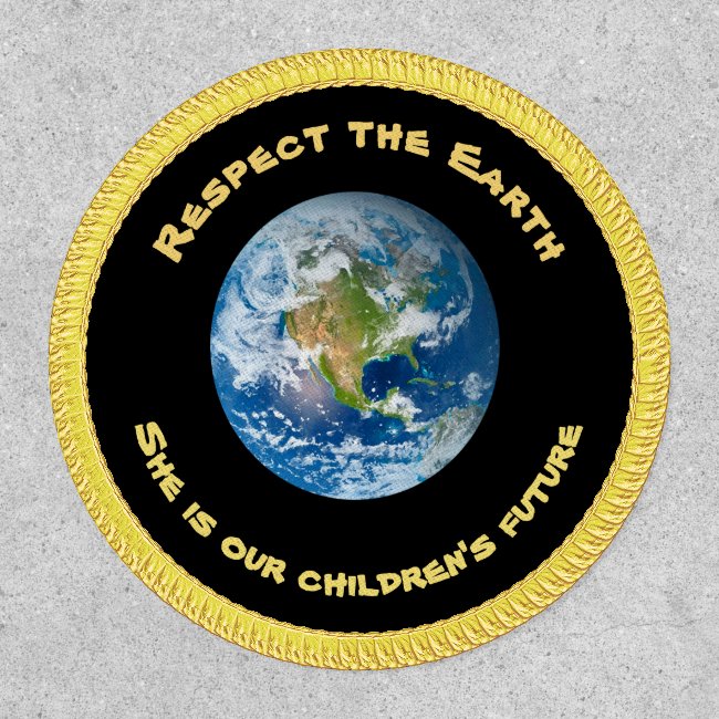 Respect Planet Earth Children's Future Patch