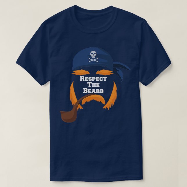 Respect The Beard 3 1 T-Shirt (Design Front)