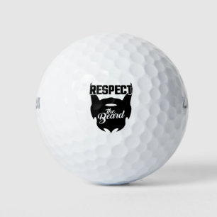 Respect The Beard Golf Balls