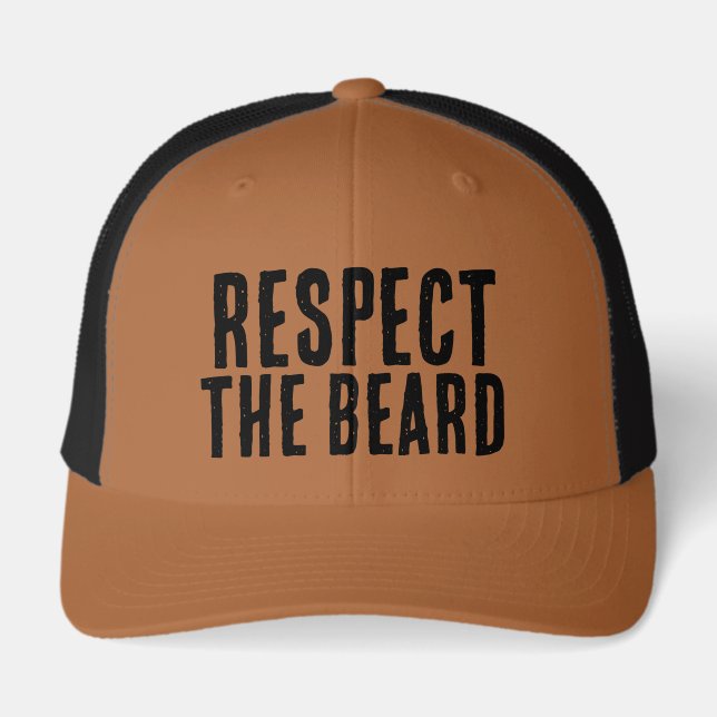 Respect the beard hat for guys (Front)