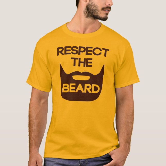 Respect The Beard T-Shirt (Front)