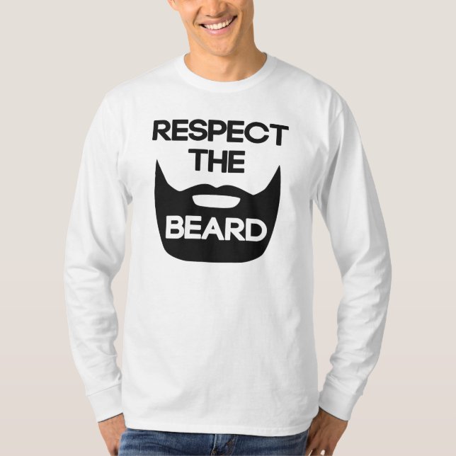 Respect The Beard T-Shirt (Front)