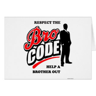 Respect the Bro Code Cards