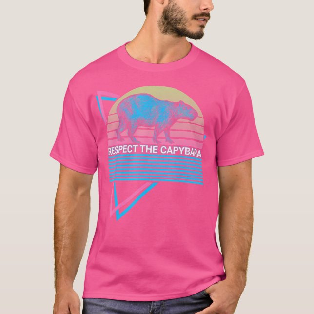 Respect The Capybara Respect The Capybara T-Shirt (Front)