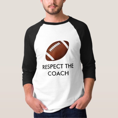 Respect The Coach Black White Long Sleeve T_shirt