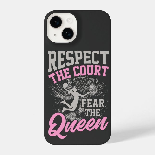 Respect The Court Fear The Queen  iPhone Case (Back)