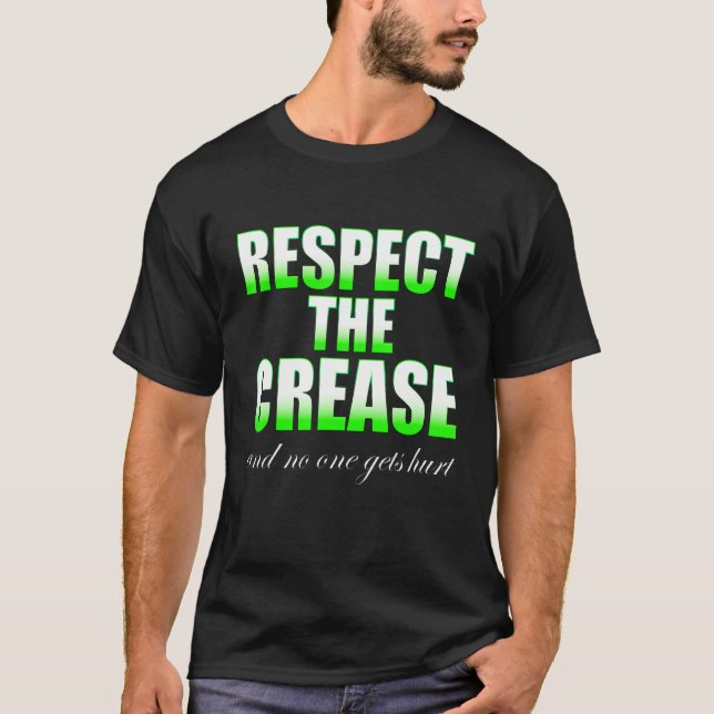 Respect The Crease D B G T Kids Lacrosse Team Capt T-Shirt (Front)