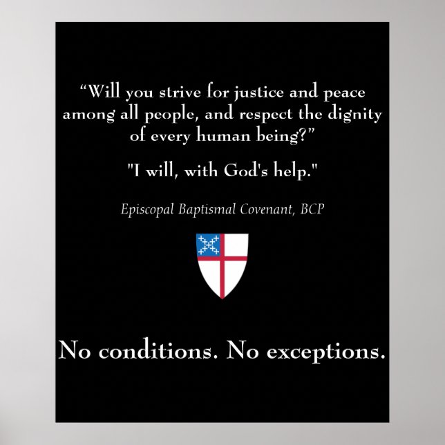 Respect the Dignity of all Human Beings Poster (Front)