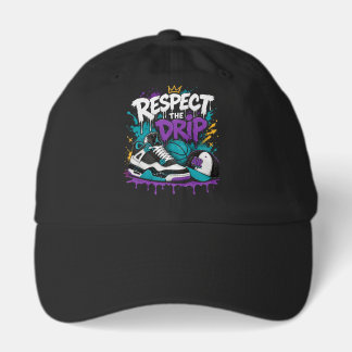 Respect The Drip Basketball Design Hat