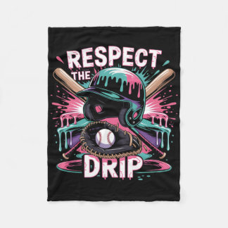 Respect The Drip Bysebyll Ice Cream Drip Helmet By Fleece Blanket