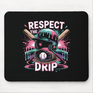 Respect The Drip Bysebyll Ice Cream Drip Helmet By Mouse Pad