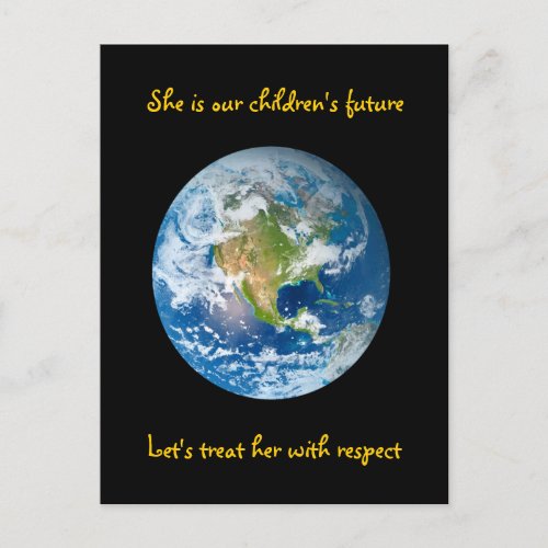 Respect the Earth _ Earth Day Postcard
