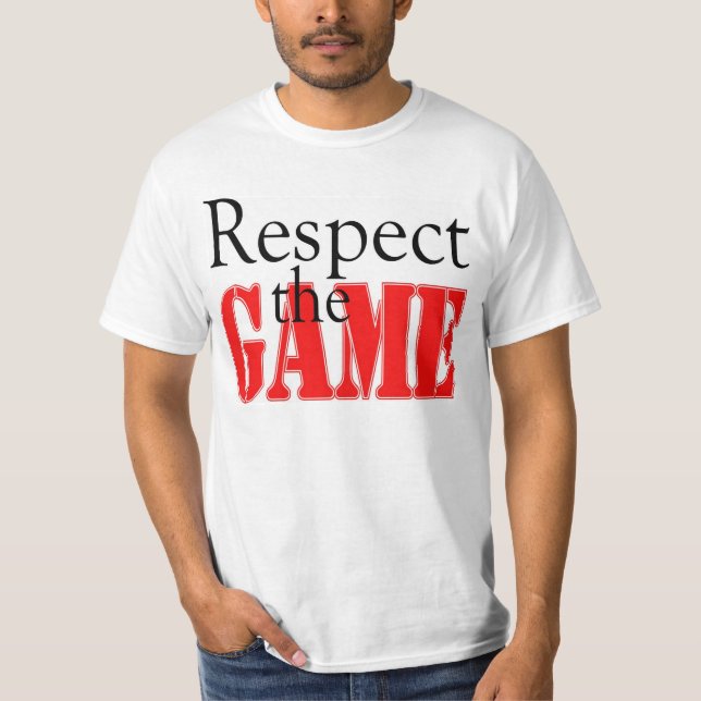 Respect the Game tshirts (Front)