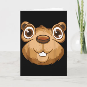 Respect The Groundhog Day Ground Hog Animal Costum Card