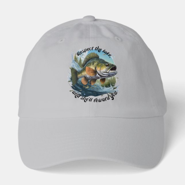 Respect The Lake And You Will Be Rewarded Hat (Front)