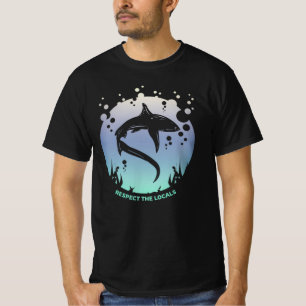 Respect The Locals - Shark Awareness T-Shirt