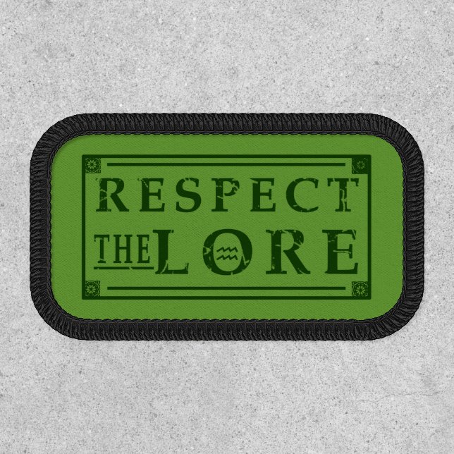 RESPECT THE LORE Square C Patch (Front)