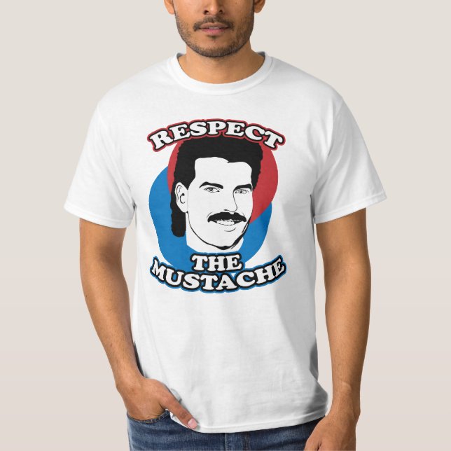 Respect The Mustache Shirt (Front)