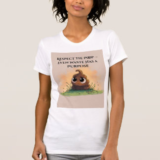 Respect the Poop — Even Waste Has a Purpose | Fun T-Shirt