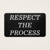 Respect the Process (Front)