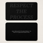 Respect the Process (Front & Back)