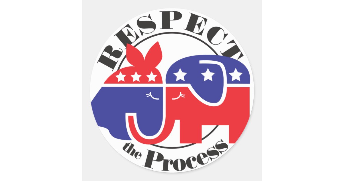 Respect For Process Respect the Process Classic Round Sticker | Zazzle