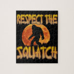 Respect The Squatch Jigsaw Puzzle at Zazzle