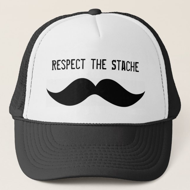 Respect the Stache hat (Front)