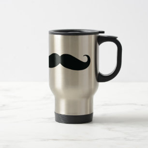 Respect the Stache Mustache Travel Mug