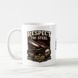 Respect the Steel – Straight Razor Mug
