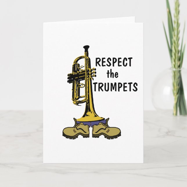 Respect the Trumpets Card (Front)