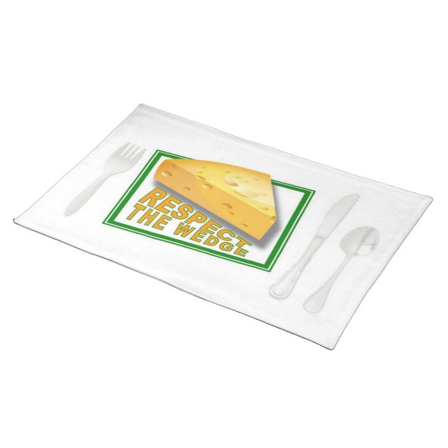 Respect the Wedge placemat (On Table)