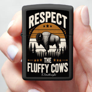 Respect the Wild: Fluffy Cows Edition Zippo Lighter