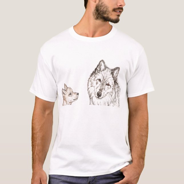 Respect Wolf T-Shirt (Front)