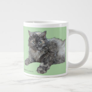 Respect Your Cat by RoseWrites  Giant Coffee Mug