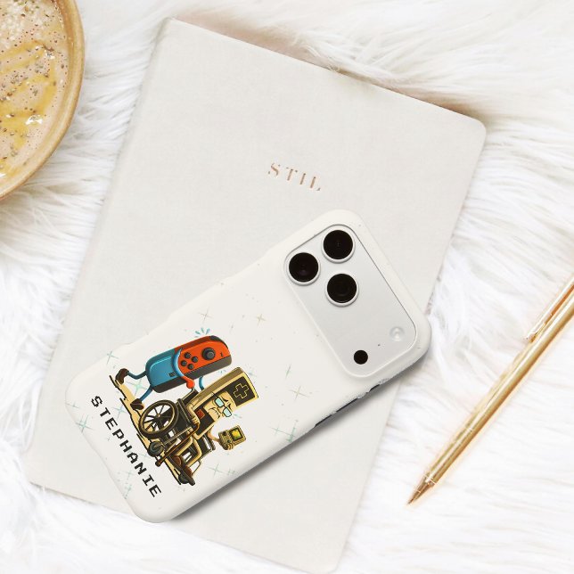 Respect Your Elders Gaming Control Retro Funny Case-Mate iPhone Case (Creator Uploaded)