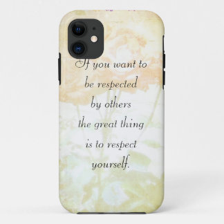 Respect Yourself (Dostoyevsky Quote) Iphone 5 Case