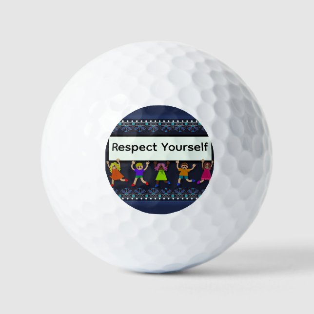 Respect Yourself Golf Balls (Front)