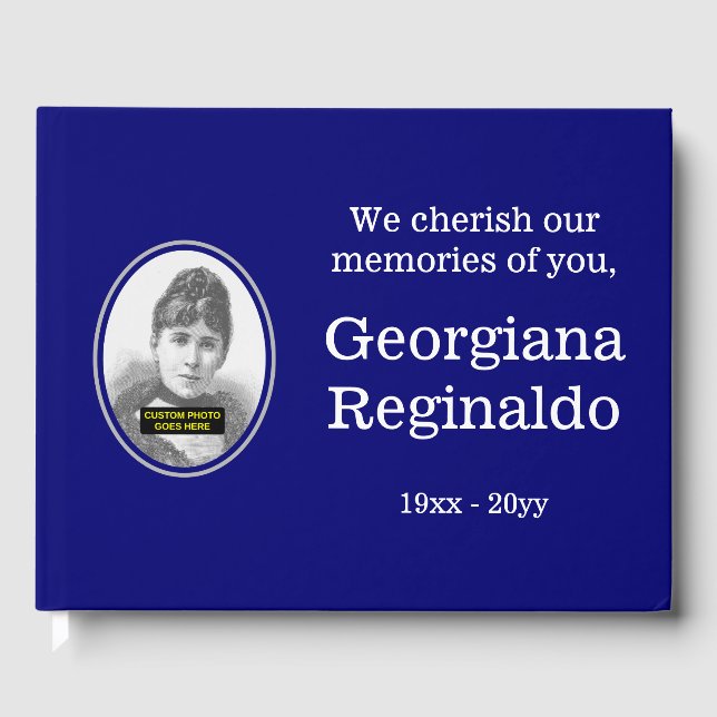 Respectable, Basic Condolences Guestbook (Front)