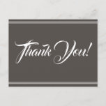 [ Thumbnail: Respectable & Dapper "Thank You!" Postcard ]