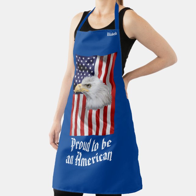 Respectable Eagle, The American Flag, Patriotic Apron (Insitu)
