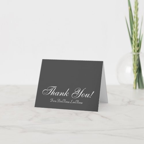 Respectable Luxurious Thank You Card